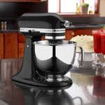 Batidora de Pedestal KitchenAid Artisan con 10 Velocidades 4.7 Litros Color Negro