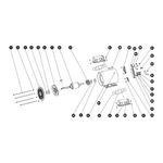 Motor Eléctrico Monofásico de 2 HP Alta Velocidad 3450 rpm 115/230 V