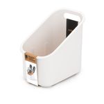 Porta Utensilios Bellwood 21 cm Color Blanco y Natural