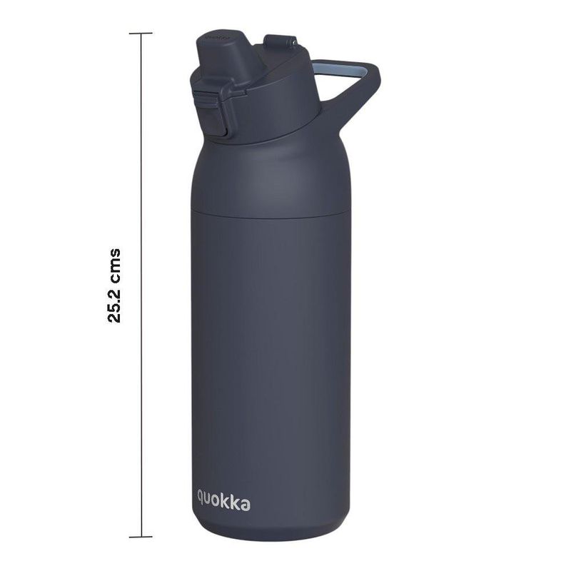 Botella Térmica de Acero Inoxidable de 700 mL con Boquilla Abatible Color Grafito