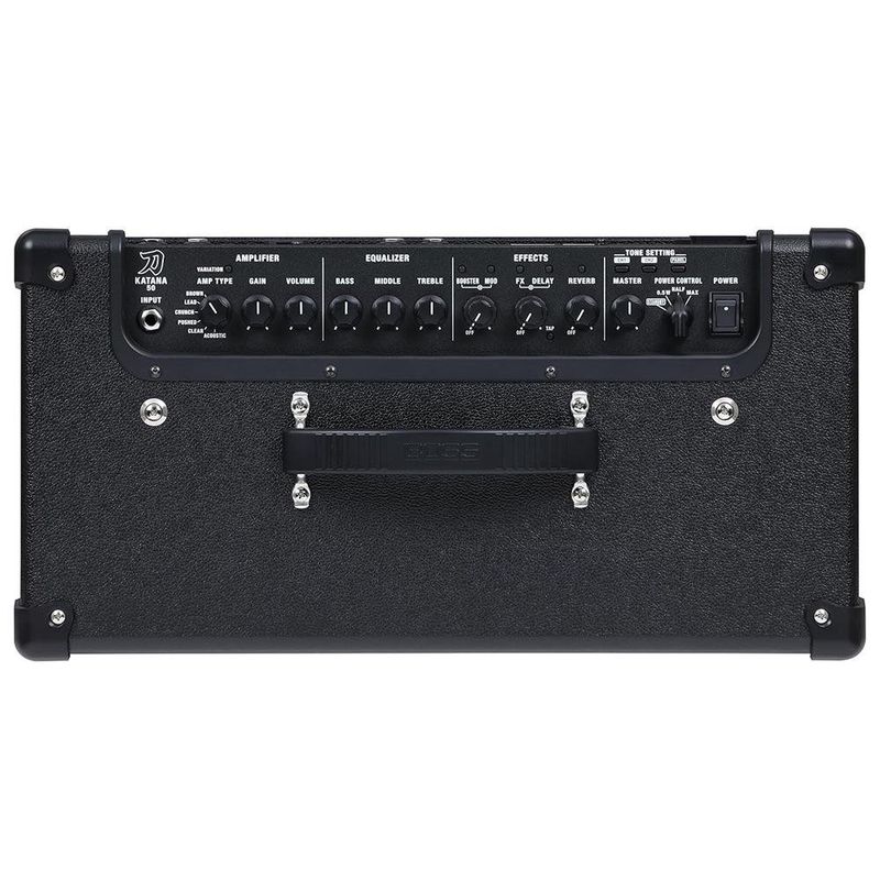 Amplificador para Guitarra Eléctrica Boss Katana 50 W con Bocina de 12 Plg Color Negro