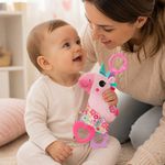 Mordedor Colgante Unicornio Sparkle & Shine con Texturas Sensoriales