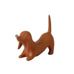 Perro Salchicha Decorativo de 30 cm Color Marrón