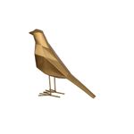 Pájaro Decorativo Geométrico Color Dorado