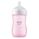 Biberón Natural Response Rosado 3.0 9 Oz - Avent