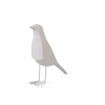 Pájaro Decorativo Geométrico Color Blanco
