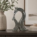 Jirafa Decorativa de 32 cm Color Plateado