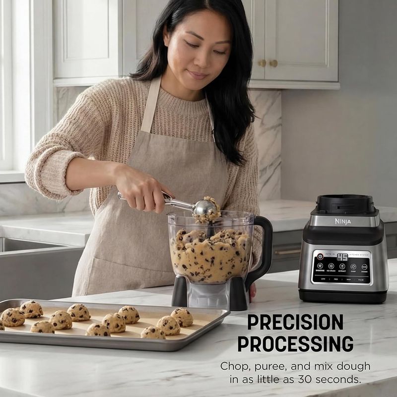Licuadora Ninja Professional Plus BN801 3 en 1 para Licuar, Procesar y Triturar