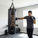 Saco de Boxeo Everlast Elite 2 de 100 lb Negro/Dorado 13" x 46"
