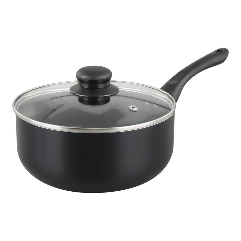 Set de Cacerola con Tapadera y Sartén de Aluminio de 20 cm