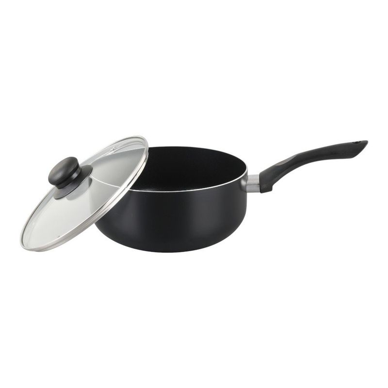 Set de Cacerola con Tapadera y Sartén de Aluminio de 20 cm