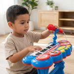 Teclado Electrónico de Paw Patrol con Silla y Micrófono
