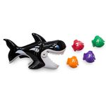 Juguete de Piscina Educativo Orca Atrapa Peces y Cuenta de 5 Piezas