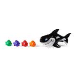 Juguete de Piscina Educativo Orca Atrapa Peces y Cuenta de 5 Piezas