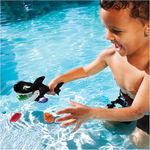Juguete de Piscina Educativo Orca Atrapa Peces y Cuenta de 5 Piezas