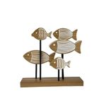 Peces Decorativos 30 x 28 cm Acabado Natural