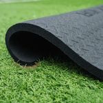 Mat de Yoga Antideslizante para Pilates de 183 x 80 x 1 cm Negro