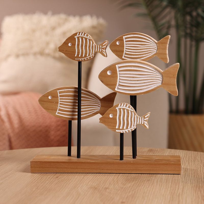 Peces Decorativos 30 x 28 cm Acabado Natural