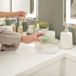 Jabonera de Cerámica Eco Vanity Color Blanco
