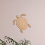 Placa Decorativa de Tortuga Mediana 35 x 41 cm Color Natural