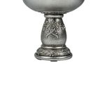 Figura Decorativa Dama de la Justicia Color Plateado 31 cm