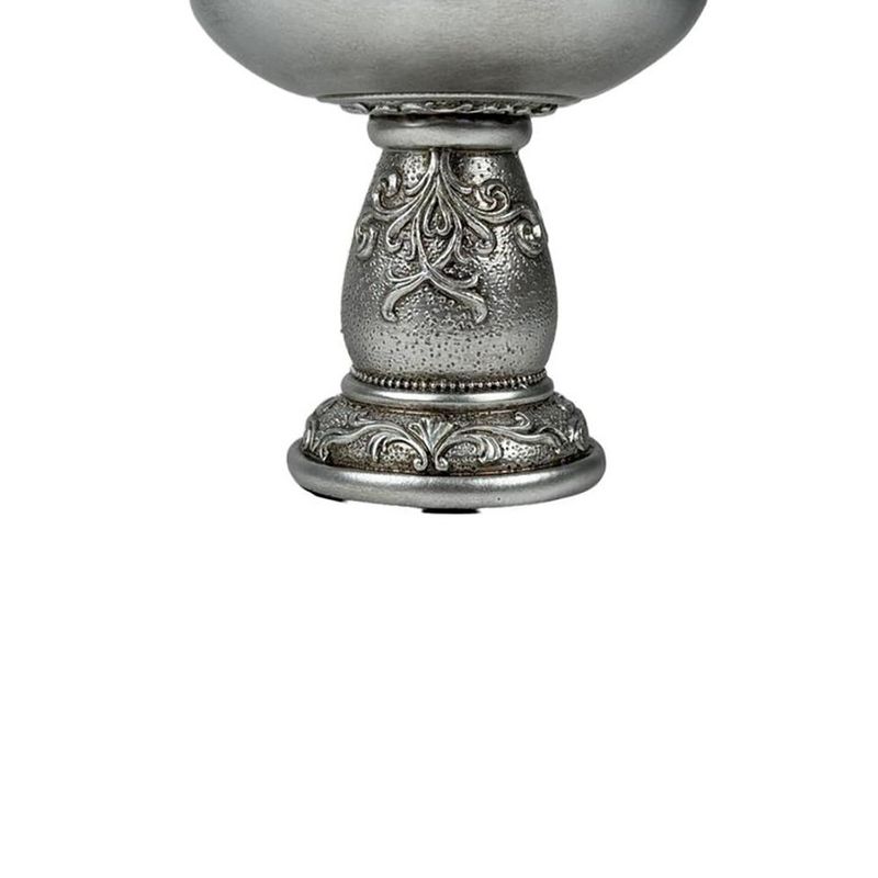 Figura Decorativa Dama de la Justicia Color Plateado 31 cm