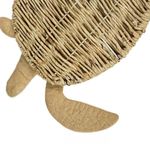 Placa Decorativa de Tortuga Grande 31 x 32 cm Color Natural