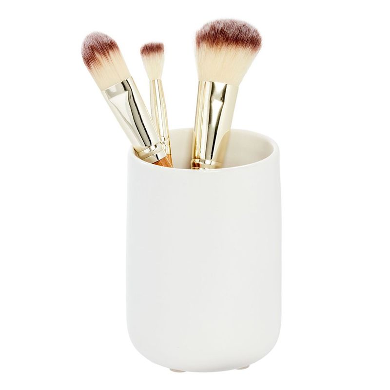 Vaso para Baño Eco Vanity de Cerámica Color Blanco Coco
