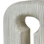 Figura Decorativa Abertura Texturizada Color Crema 27 x 9.7 x 29.5 cm