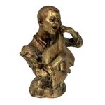 Figura Decorativa Músico Color Dorado 30 cm