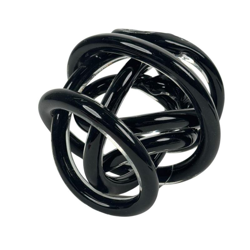 Nudo Decorativo 14 x 14 x 14 cm Color Negro