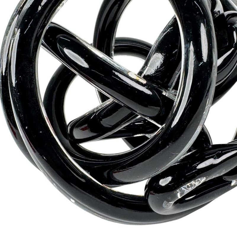 Nudo Decorativo 14 x 14 x 14 cm Color Negro