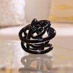 Nudo Decorativo 14 x 14 x 14 cm Color Negro
