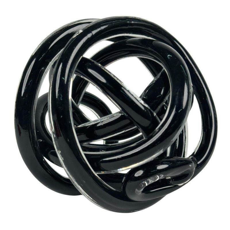 Nudo Decorativo 14 x 14 x 14 cm Color Negro