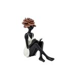 Figura Decorativa Dama Leyendo 24 cm