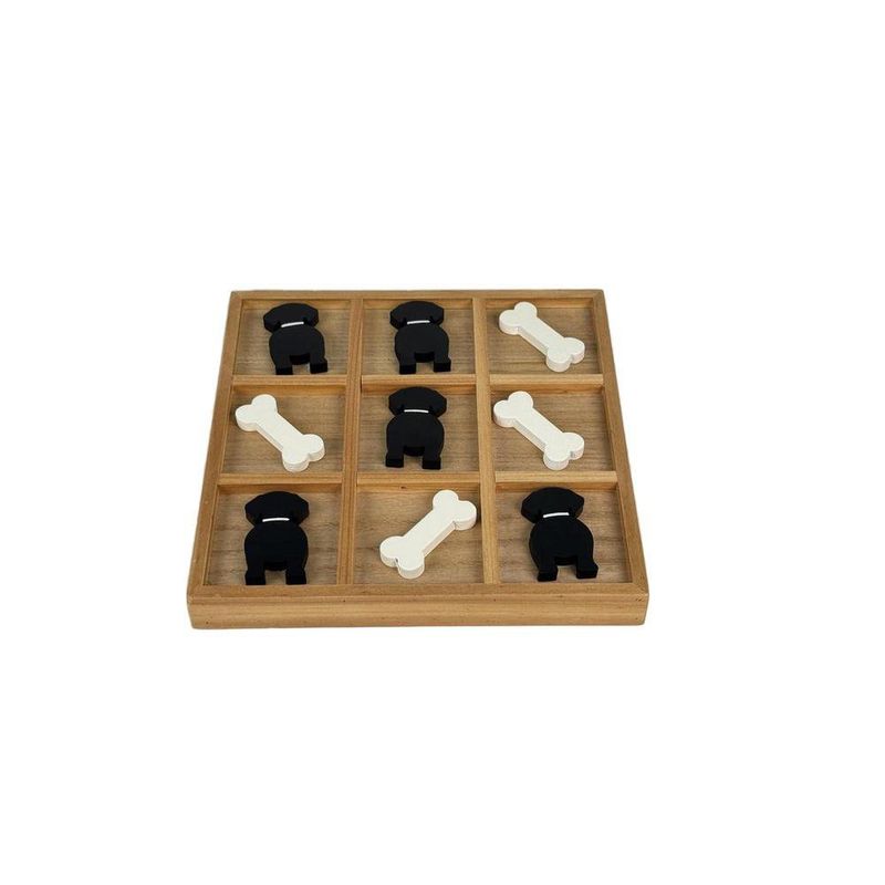 Juego Decorativo de Perro 25 cm Color Natural