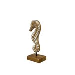 Caballito de Mar Decorativo 10 x 5 cm Acabado Natural
