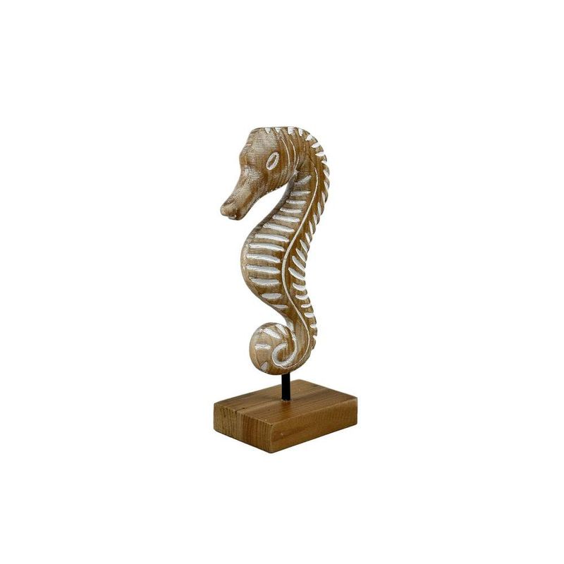 Caballito de Mar Decorativo 10 x 5 cm Acabado Natural