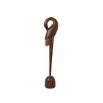 Ave Decorativa Curva 78 cm Color Café