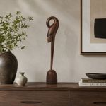 Ave Decorativa Curva 78 cm Color Café