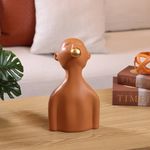 Figura Decorativa con Chicle Color Marrón