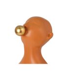 Figura Decorativa con Chicle Color Marrón