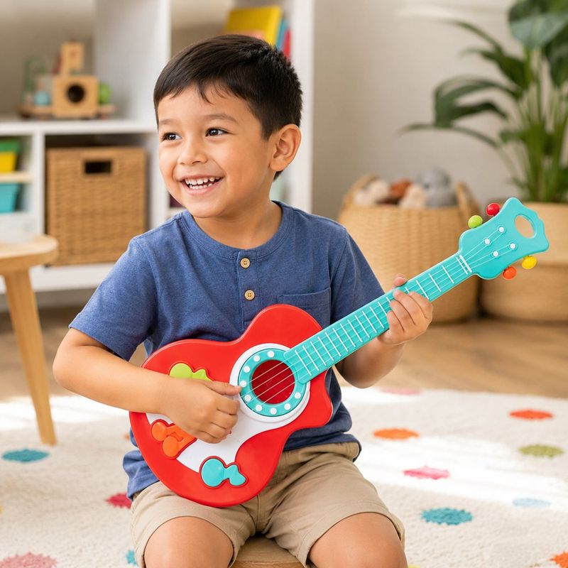 Guitarra de Juguete Mini con Botones de Sonido para Niños