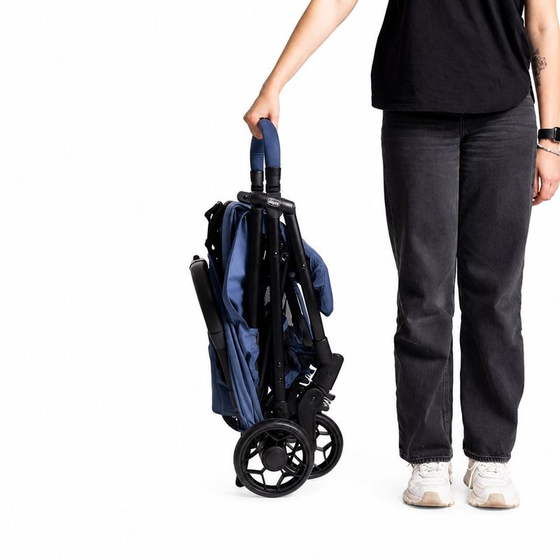 Carruaje de Paseo Urbino Royal Plegable y Función Reclinable Color Azul