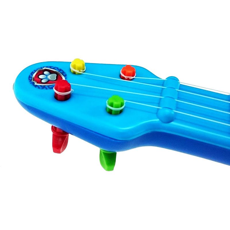 Guitarra con Micrófono de Pie y Amplificador con Diseño de Paw Patrol