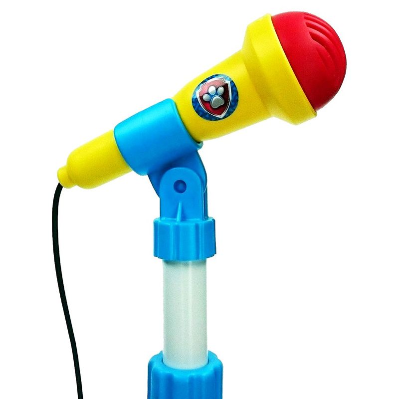 Guitarra con Micrófono de Pie y Amplificador con Diseño de Paw Patrol