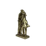 Figura Decorativa Familia Completa Color Dorado 29.3 cm