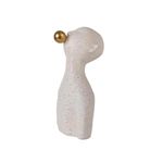 Figura Decorativa con Chicle Color Beige