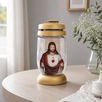 Vela Linterna para Exterior Diseño Sagrado Corazón de Jesús
