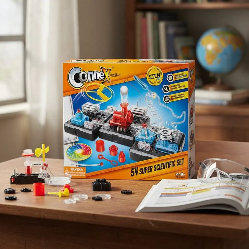 Set Educativo STEM Súper Científico de 100+ Experimentos Multicolor